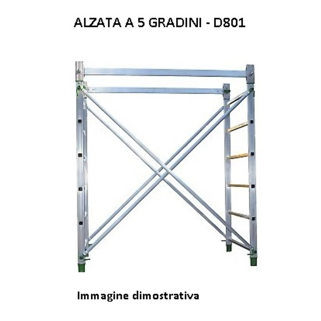 Vendita online Alzata a 5 gradini H 1500 mm. per trabattello DOGE 80